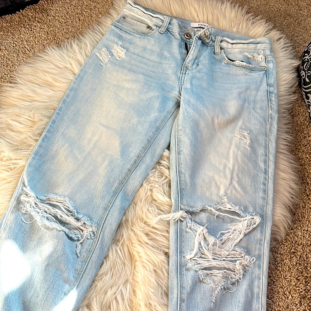 Pistola Jeans - light wash Distressed - 25